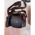 Sony Alpha 65 24mp Camera with 3 Lenses and Camera Bag - Shutter Count: 7700