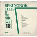 Springbok Hits of The Week Vol.18. Vinyl LP. 1974.