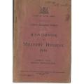 Handbook of Military Hygiene. 1939. Union Defence Force. RARE!!