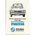 Mazda Capella Rotary. 1971-1973. Owners handbook.