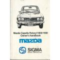 Mazda Capella Rotary. 1971-1973. Owners handbook.