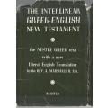 The Interlinear Greek-English New Testament. Rev. A. Marshall.