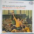 Springbokke teen Australie. Hoogtepunte 1971 toer. LP. Rugby.