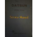 Datsun 312-U (Bluebird) Service Manual. Scarce!  From Japan.