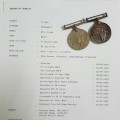 WWII medals to an Acting Lt. Colonel - E.F. Cresswell