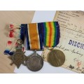 WWI trio to John Arter of the Durban Light Infantry