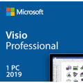 Microsoft Visio 2019 Professional 32/64bit - Genuine Lifetime License
