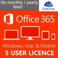 Office 365 Professional Plus - Windows, MAC, Android etc & 5TB OneDrive