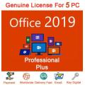 Microsoft Office 2019 Professional Plus | 5 PC license key | Genuine Lifetime License