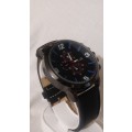 Men's  leather Band Wrist Watch