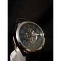 Men's Leather Military  Wrist Watch