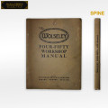 Scarce Vintage Wolseley Four Fifty Workshop Manual