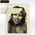 Very Rare Tina Turner Signed Picture