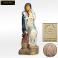 Mother Mary With Baby Jesus Wooden Statue