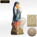 Mother Mary With Baby Jesus Wooden Statue