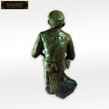 African Soap Stone Shoemaker Statue