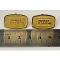 Vintage Trust Bank Cufflinks
