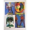 4 x Taschen Art Series books - Picasso, Delaunay, O`Keefe, Warhol