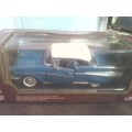 Road Signature 1/18 Deluxe Edition Blue & White 1956 Chevy Bel Air #92129 VG