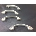 4 x HANDLES-PLASTIC-SILVER-DOES HAVE MARKS