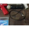 LATE ENTRY!!!-PS3 - Official Playstation Move Navigation 1xController+gun+starter disc +cables