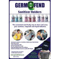 Germofend Keyring Sanitizer and Toiletry Holder - Hot Lips
