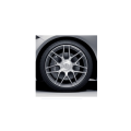 Mercedes Centre Wheel Hub Cap 75mm - Single Chrome - Silver