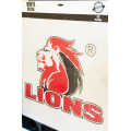 LIONS RUGBY VINYL STICKERS - LARGE