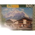 EURO PUZZLE 500 PIECE 2 PIECES MISSING GREAT BUILD