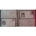 LADY DIANA FDC NEAT IN PRE PRINT ALBUM OVER 90 COVERS COMMON WEALTH reduced