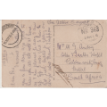 GERMAN EAST AFRICA 1916 KELLER PRISONERS USED POST CARD WW1 ON ACTIVE SERVICE
