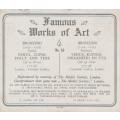 CIGARETTE CARD FAMOUS WORKS OF ART NO 16