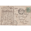 OLD USED POST CARD BOKSBURG TO MOOI RIVER 1906