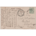 OLD USED POST CARD 1909
