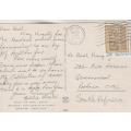 USED POST CARD WITH POSTAL HISTORY