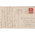 USED POST CARD WITH POSTAL HISTORY SWITZERLAND