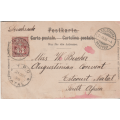 USED POST CARD SWITZERLAND 1898