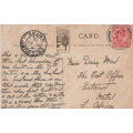 USED POST CARD ENGLAND 1905