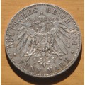 DEUTSCHES REICH 5 MARK 1904 A  (Germany) Prussia IMPERIAL EMPIRE Rare 90% Ag Silver Coin OPPORTUNITY