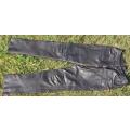 LEATHER TROUSERS - Rocker, Biker or Cowboy style - cool fashion item - used & fine