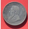 5 Shillings 1892 DS Crown Z.A.R  - HIGHER GRADE - SUPERB NUMISMATIC COLLECTIBLE