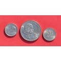 50 Cents 1966 A plus 5c 1968 and 1971 HIGHER GRADES - BRILLIANT SOUTH AFRICAN NUMISMATIC COLLECTIBLE