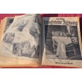 FAMOUS CULTURAL WEEKLY 1935 - rare original THIRD REICH collectibles - issues bound to book