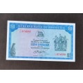 RHODESIA 1 Dollar April 1978 L/111, Watermark Rhodes - UNC a dent above "Bank of" and in left edge