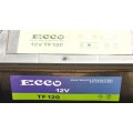 ECCO TF120 SOLAR BATTERY 12V - MAINTENANCE FREE - fully working condition