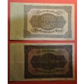GERMANY 50,000 Reichsmark 19. November 1922 Weimar Republic - BOTH VARIABLES - DEUTSCHES REICH