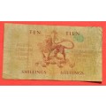 10 Shillings 1958, prefix A/160, E/A, MH de Kock, 3rd issue ***VF***