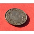 CENTRALAFRICA 50 Francs 1961 ***EF+***