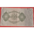 GERMANY 10000 Mark 1922 - Weimar Republic DEUTSCHES REICH, Ro. 68b (Pick 71) **VF+**