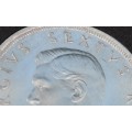 5 Shillings 1951, CROWN, almost brilliant uncirculated
